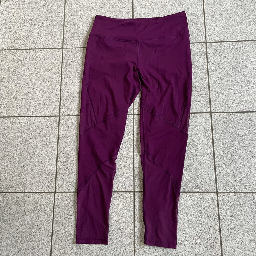 Victoria Secret magenta mesh leggings